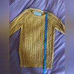 Jack Wills Women’s Cotton Cable Knit Sweater in Yellow US 6/UK 10 Photo 5