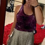Decree  Sparkly Shiny High Waisted Mini Skirt Photo 1