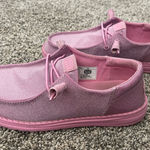 Hey Dude Women’s  Wendy Funk Sparkle Pink Shoes Loafers Size 7 Photo 0