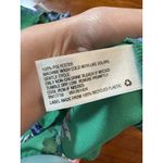 Xhilaration  Off Shoulder Ruffle Floral Green‎ Top Short Sleeve Size S Photo 7