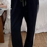 Abercrombie & Fitch  Navy Blue and White Side Stripe Pants Photo 1