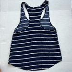 Cotton On striped nautical Racerback tank top size small navy & white Photo 2