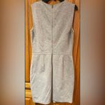 Kenneth Cole Grey Sleeveless Cinched Waist Asymmetrical Front Slit Dress Size 8 Photo 3
