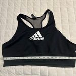 Adidas  Sports Bra Plus Size 2XL Curvy Black Athleisure Yoga Workout Active Mesh Photo 3