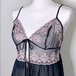 Victoria's Secret Victoria’s Secret Mesh Y2K Embroidered Babydoll Photo 1