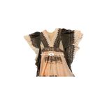 Jerell of Texas 1970s Vintage Bohemian Butterfly Dress Brown Photo 6