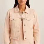 Avec Les Filles  Denim Jacket Peach Ecru 2 Photo 0