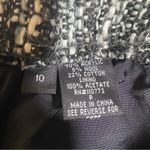 Vintage Perche Couture Black and White Tweed Midi Pencil Skirt Size 10 Photo 6