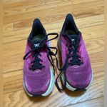Hoka  Clifton 8 Fuchsia and Black Athletic Sneakers Photo 1