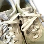 New Balance  574 Calm Green Sneakers Women's 9.5 Men's 8 Suede Athletic Shoes Photo 2