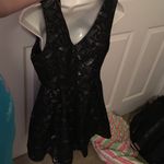 One Clothing New  black cocktail print silver dress Photo 3