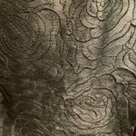 Deby Debo Faux Leather Rose Embossed Mesh Lined Tank Top Size S Black Photo 4