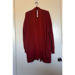 Lululemon Merino Wool-Blend Ribbed Long Wrap Sweater Cayenne Size 12 Photo 2