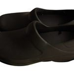 Crocs  women's On The Clock slip on clog work shoes black size 10 Photo 0