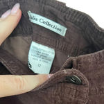 Dalia Collection Brown Corduroy Cargo Pants 12 Photo 2