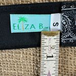 Eliza B. Womens Designer Blue Paisley Cotton Belt S Photo 2