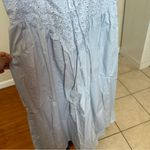 House Of CB 'Jaime' Soft Blue Broderie Anglais Midi SunDress NWOT size L Photo 5