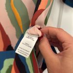 CROSBY by Mollie Burch  geode colorful vneck blouse Photo 4