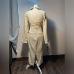 SheIn Winter dresses yellow tone long sleeve crossed collar woman size s Photo 9