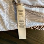 Chico's  2 Sleeveless Leaf Print Brown Maxi Dress‎ Size Large Stretch Travel Knit Photo 3