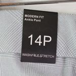 Amanda & Chelsea Amanda‎ + Chelsea Crosshatch Dress Pants Grey Size 14P Photo 7