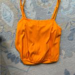 Free People  Marissa Tangerine Bodysuit Photo 1