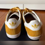 Adidas  Gazelle Mustard Yellow and White Sneakers Size 5 1/2 Photo 4
