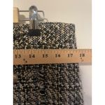 Karl Lagerfeld Paris Tweed Mini Skirt Black Beige Gold Accents Size‎ 12 Photo 4
