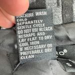 Sandro  Black Gray Collared Belted Soft Shell Trendy Dressy Button Up Jacket Sz S Photo 4