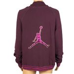 Jordan NIKE AIR maroon fleece with logo and Pockets. Size Medium. VGUC Photo 9