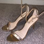 Lulus Metallic Gold  Heels Photo 0