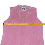 VTG Storybook Knits Pastel Striped Cardigan & Vest Y2K Cottagecore Knit Sweater Pink Size L Photo 9