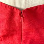 Watters & Watters Red Silk Midi Bridesmaid Dress 10 Strapless/Convertible Pleat Photo 12