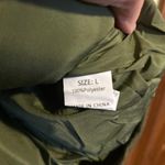 Boutique Women’s Green hooded puffer vest size large  Photo 11