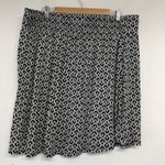 Lane Bryant  Black & White Geometric Print Pull On Skirt Womens 22 Stretch Photo 5