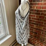 Oscar de la Renta Black and White Lace Trim Slip Dress Classic Elegant Vintage Photo 4