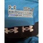 Under Armour  WOMEN'S COLDGEAR COMPRESSION‎ LEGGINGS BLACK/BLUE SIZE SM Photo 6