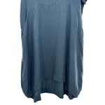 Bryn Walker  100% Linen Marina Dress Blue‎ High Low Minimalist Coastal Chic M Photo 1