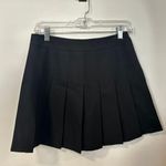 Black Pleated Mini Skirt Size M Photo 0