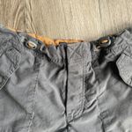 Vintage Y2k American Eagle Shorts‎ Womens 2 Grey 3" Inseam Cargo Pockets Micro Gray Size 0 Photo 2