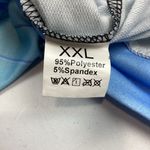 Black Blue Ombre Full Zip Hoodie Jacket XXL Photo 3