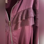 Livi Active Lane Bryant NEW Purple Full Zip Atheletic Jacket Pockets 22/24 3X Photo 2