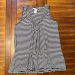 Max Studio Black White Stripe Sleeveless Top Blouse Size Small Womens Casual Photo 4
