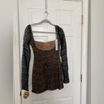 LaQuan Smith NWT Long Sleeve Dress with Scoop Back in Black Photo 9