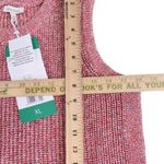 Ella Moss  Junior XL Sweater Vest Coral Flames Pink Multi Sleeveless NWT Photo 6