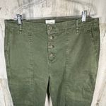 Frame  Wide Leg Button Fly Jeans – Olive Green – Size 34 – Pockets – MSRP $258 Photo 3