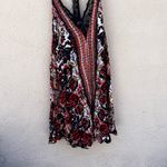 Free People  Gold Sequin Mini Dress Sleeveless V-Neck Photo 4