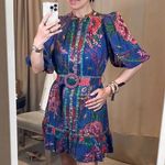 Farm Rio Sunset Tapestry Cotton Blend Mini Dress XXS Photo 5