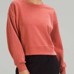 Lululemon ‎ Softstreme Perfectly Oversized Cropped Crewneck Photo 0