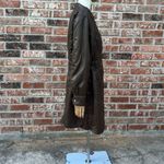 Pearlized nylon brown knee length coat / L / Excellent condition Size L Photo 7